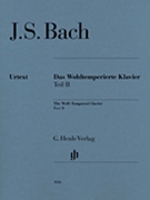 Well-Tempered Clavier II W/o Fingerings by Bach Johann Sebastian for Piano