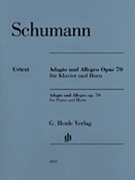 Adagio & Allegro Op70 by Schumann Robert - Herttrich Ernst - for French Horn and Piano