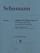 Adagio & Allegro Op70 by Schumann Robert - Herttrich and Hess - for Cello and Piano