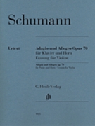 Adagio & Allegro Op70 by Schumann Robert - Herttrich and Schlieph - for Violin and Piano