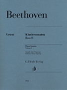 Piano Sonatas Volume 1 by Beethoven Ludwig van for Piano