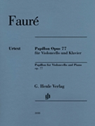 Papillon Op. 77 by Faure Gabriel for Score and Solo Part