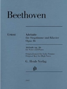 Adelaide Op. 46 by Beethoven Ludwig van for High Voice