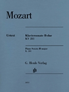 Sonata K281 B Minor by Mozart Wolfgang Amadeus for Piano
