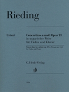 Concertino In Hungarian Style in A Minor Op. 21 by Rieding Oskar - Oppermann Annette - for Violin and Piano