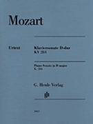 Sonata K284 D Major by Mozart Wolfgang Amadeus - Herttrich Ernst - for Piano