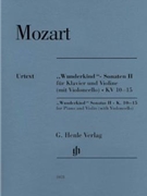 Wunderkind Sonatas Volume 2 Kv 10 - 15 by Mozart Wolfgang Amadeus for Violin and Piano (Vol 2)