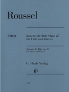 Joueurs De Flute Opus 27 by Roussel Albert - Beyer Marion - for Flute and Piano