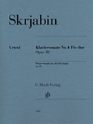 Piano Sonata No. 4 in F-sharp major Op. 30 by Scriabin Alexander for Piano