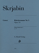 Sonata #5 Opus 53 by Scriabin Alexander for Piano