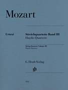 String Quartets Volume 3 by Mozart Wolfgang Amadeus for Parts