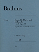 Violoncello Sonata in E minor Op. 38 by Brahms Johannes for Cello Solo