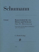 Concert Piece for Four Horns and Orchestra Op. 86 by Schumann Robert for French Horn Quartet