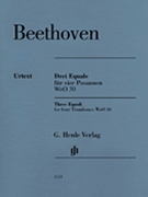 3 Equali Woo30 by Beethoven Ludwig van - Voss Egon - for Score and Parts