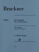 Two Aequali by Bruckner Anton for 3 Trombone
