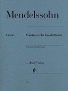 Venetian Gondola Songs by Mendelssohn Felix - Scheideler - for Piano
