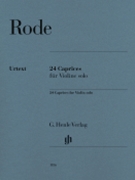 24 Caprices by Rode Pierre for Violin