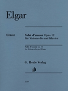 Salut D'Amour Opus 12 by Elgar Edward for Cello Solo