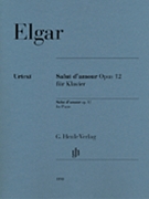 Salut D'Amour Opus 12 by Elgar Edward - Marshall-Luck - for Piano