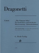 Famous Solo for Double Bass and Orchestra by Dragonetti Domenico for Bass Quintet