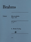 Piano Pieces Op. 118 by Brahms Johannes for Piano