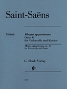 Allegro Appassionato Op. 43 by Saint-Saens Camille for Score and Solo Part