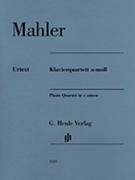 Piano Quartet in A minor by Mahler Gustav for Piano Quartet