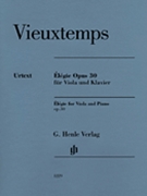 Elegie Op. 30 by Vieuxtemps Henri for Vla Solo