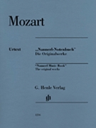 Piano Pieces from the Nannerl Music Book by Mozart Wolfgang Amadeus for Piano