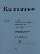 Vocalise Op. 34 No. 14 by Rachmaninoff Sergei for High Voice
