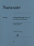 Carmen Fantasy Op. 25 by Sarasate Pablo de for Violin