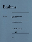 Two Rhapsodies Op. 79 Revised by Brahms Johannes - Eich Katrin - for Piano