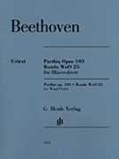 Parthia Opus 103 - Rondo WoO 25 - Parts Only by Beethoven Ludwig van - Voss Egon - for Woodwind Octet