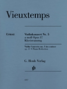 Violin Concerto No 5 in A minor Opus 37 by Vieuxtemps Henri for Score and Solo Part