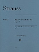 Serenade for Wind Instruments E-flat major op. 7 by Strauss Richard for Score and Parts