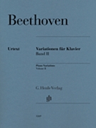 Variations for Piano Volume 2 by Beethoven Ludwig van for Piano