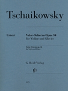 Valse-Scherzo Op. 34 by Tchaikovsky Pyotr Ilyich for Score and Solo Part