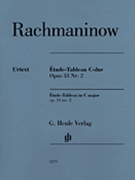 Etude-Tableau in C Major Op. 33 No. 2 by Rachmaninoff Sergei for Piano