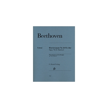 Piano Sonata No 24 in F-sharp Major Opus 78 (A Therese) by Beethoven Ludwig van for Piano