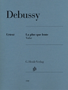 La plus que lente - Valse by Debussy Claude for Piano