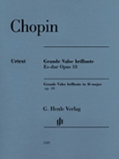 Grande Valse Brillante E-flat Major Op. 18 Piano Solo by Chopin Frederic - Zimmermann Ewald - for Piano