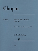 Grande Valse A-flat Major Op. 42 Piano Solo by Chopin Frederic for Piano