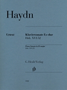 Piano Sonata in E-flat Major Hob XVI:52 by Haydn Joseph for Piano