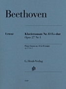 Piano Sonata No. 13 E-flat Major Op. 27 No. 1 Piano by Beethoven Ludwig van for Piano