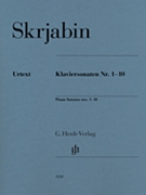 Piano Sonatas Nos. 1-10 by Scriabin Alexander for Piano