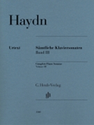 Complete Piano Sonatas Volume 3 Revised Ed. Fingering By 11 Pianists Henle Urtext by Haydn Franz Joseph for