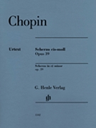 Scherzo C Sharp Minor Op. 39 by Chopin Frederic for Piano