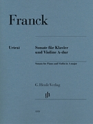 Violin Sonata A Major Violin And Piano Revised Edition by Franck Cesar for Violin and Piano