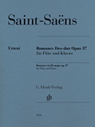 Romance D Flat Major Opus 37 by Saint-Saens Camille - Jost Peter - for Flute and Piano