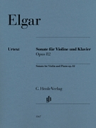 Violin Sonata Op. 82 by Elgar Edward for Violin